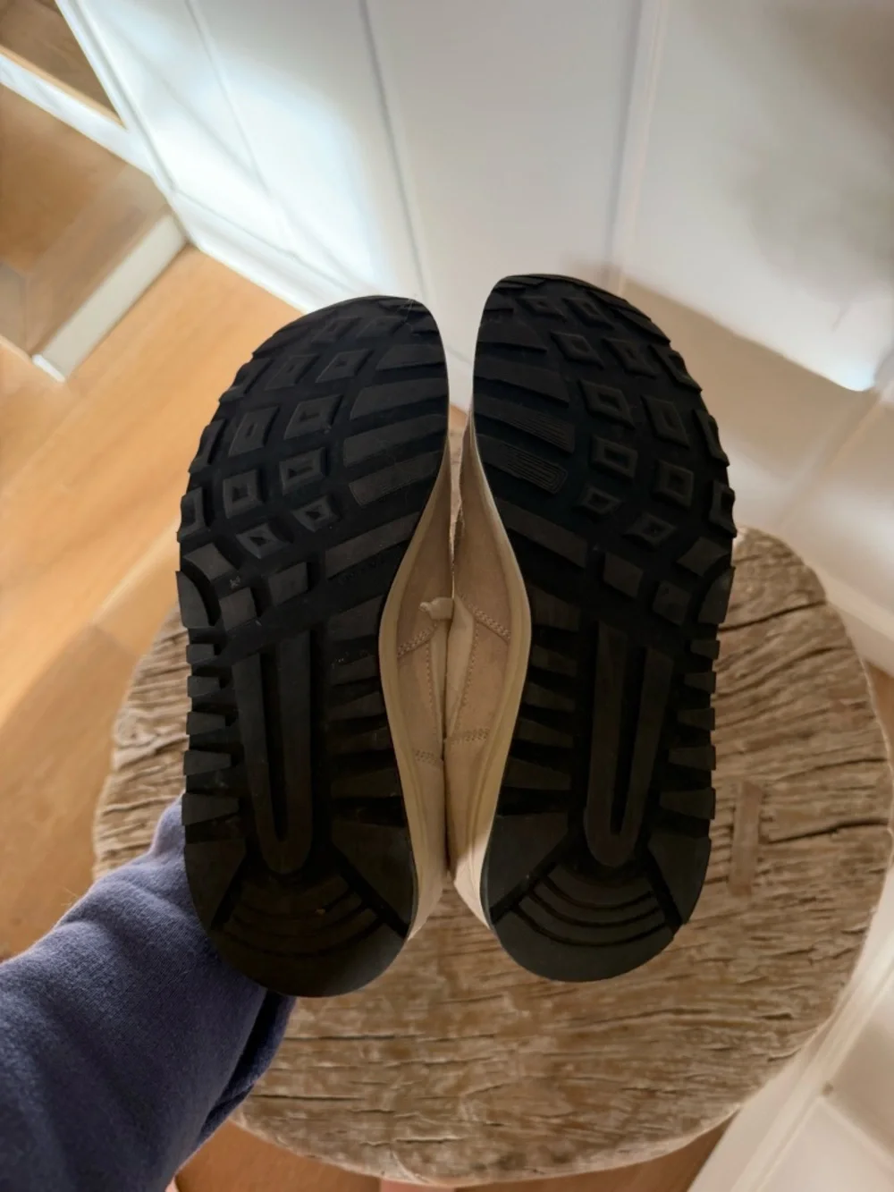 Woman by Common Projects Premium Athletic Shoes with Suede Trim - Picture 4 of 6